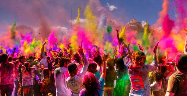 Hindus all over the country celebrate Holi to mark the beginning of spring