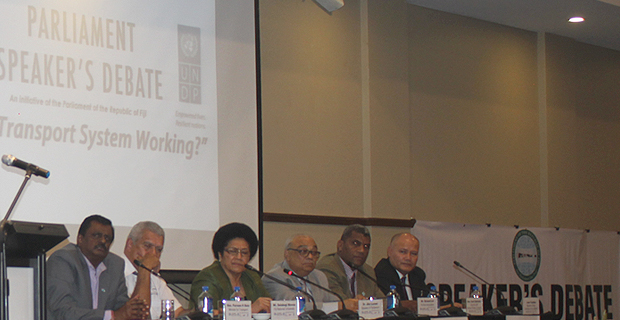 Speakerâ€™s Debate on the theme "Is Fijiâ€™s Transport System Working?" gets ugly