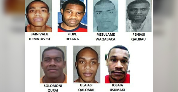 Seven prisoners who escaped from Naboro Maximum Prison to be questioned by Police