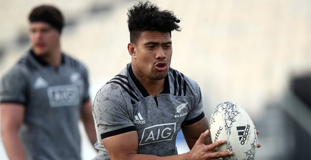 All Black Ardie Savea against League of Nations concept