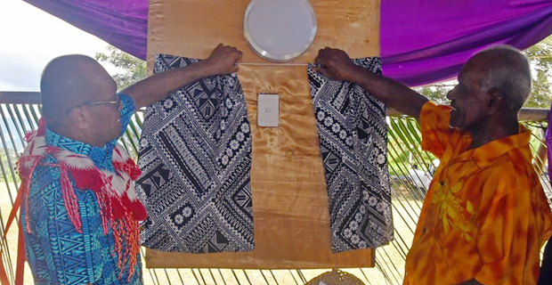 Usamate commissions Gaunavou Low-Cost Settlement EFL Grid Extension Project