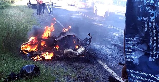 Motor cyclist dies in Nabou