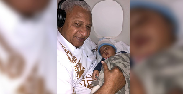 PM babysits Tuisova's baby on flight to San Francisco 
