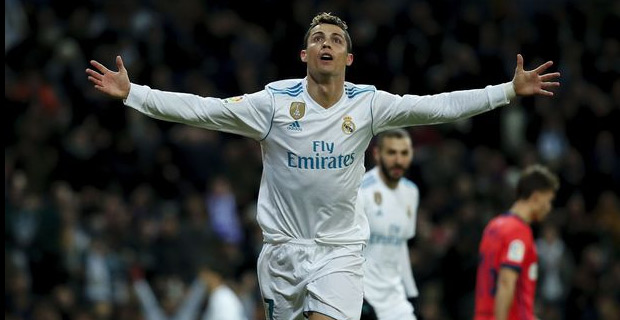 Ronaldo scores hat-trick as Real Madrid thrashes Sociedad in La Liga