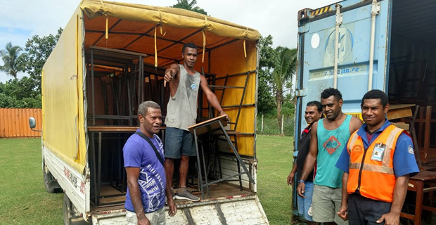 FNU donates new desks,chairs and tables to 10 schools in the maritime region