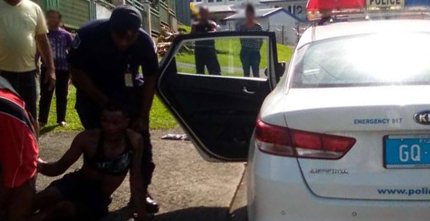 Man alleged to have robbed elderly woman nabbed along Stewart Street