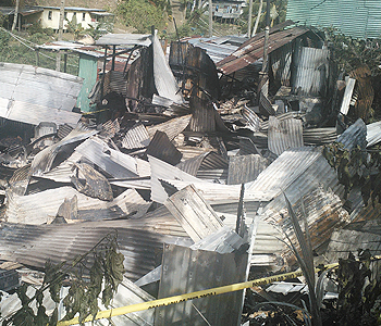 Fire not only destroys houses but separates family members