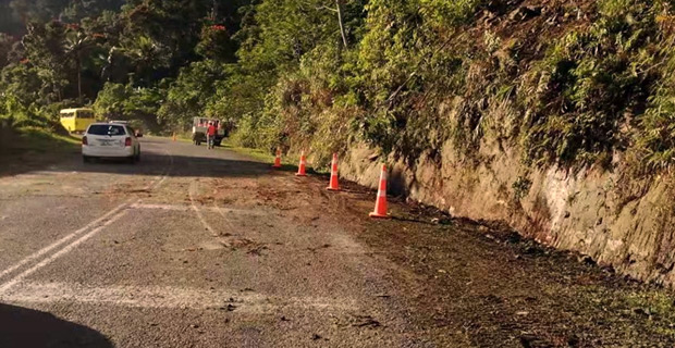 Both lanes open for traffic at Sawani Serea Road