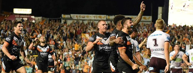 Naiqama try helps Tigers down Sea Eagles
