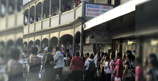 Man in stable condition at CWM after falling off from Garrick Club