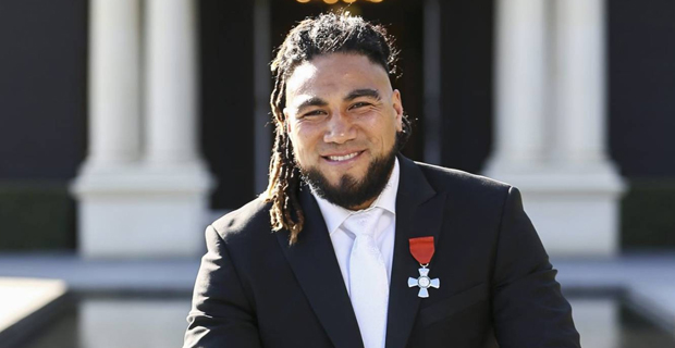 Ma’a Nonu invested as a Member of the New Zealand Order of Merit for his services to rugby