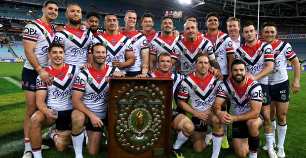 Sydney Roosters crush Parramatta Eels to secure minor premiership