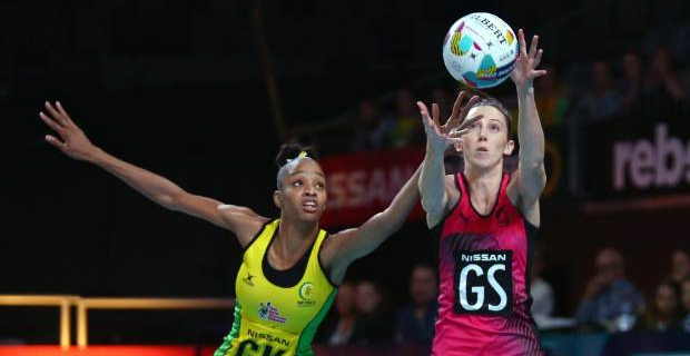 Silver Ferns hold off Jamaica to win thrilling Fast5 World Series title