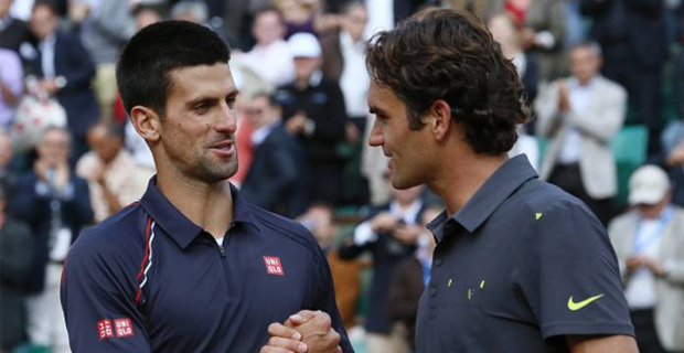 Potential semi final between Federer and Djokovic in the Australian Open