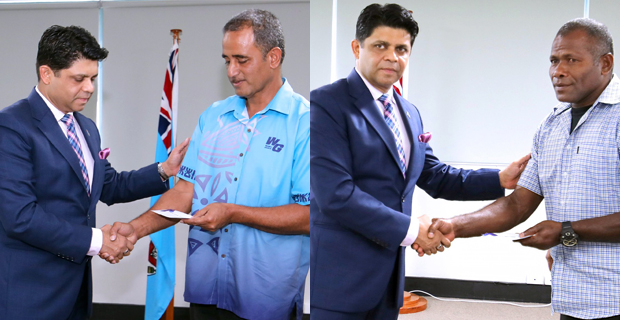 Two families who lost their loved ones in two separate road accidents receive cheques from ACC