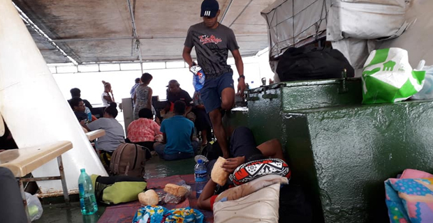 Hundreds of passengers currently on board Interlink Vessel stranded off Natovi Jetty