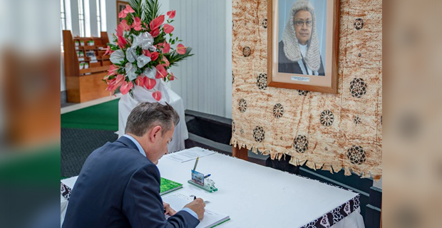 Dr Luveni's funeral cortege will drive through Constitution Avenue and pause at Parliament Building