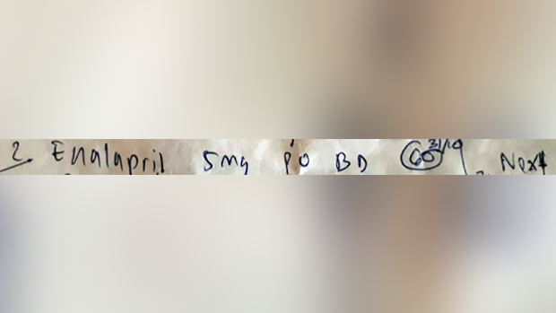 Those who need Enalapril can obtain it from private pharmacies which are registered under Free Medicine Scheme - Waqainabete