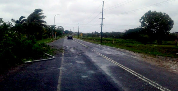  Only one lane open on Queens Highway at Korolevu in Sigatoka