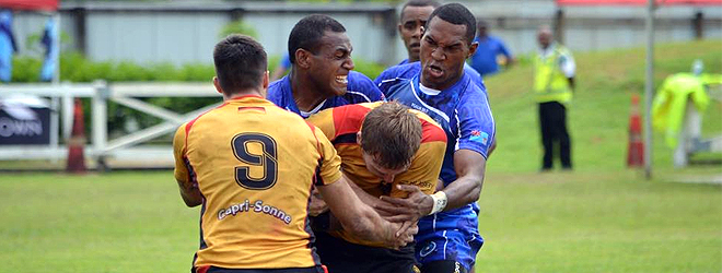 Defending champs Police beat Germany in first match of Coral Coast 7s