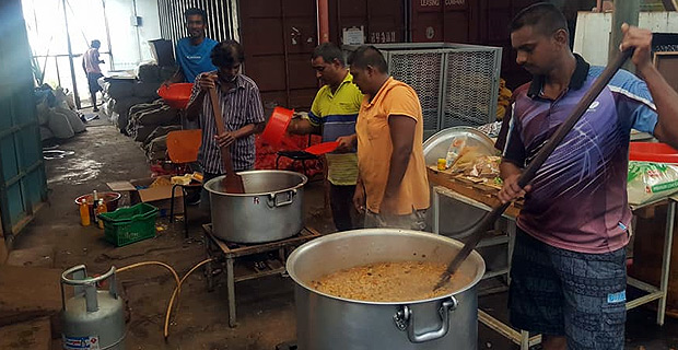 Faith-based charity organisations provides aid to flood victims in Ba