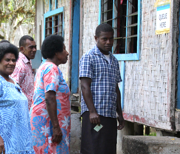 Delailasikau villager votes for his childrenâ€™s future