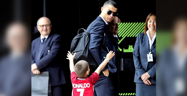 Ronaldo and team Portugal arrive in Russia for 2018 FIFA World Cup