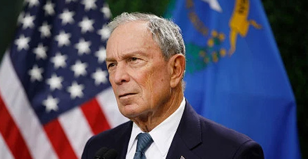 Billionaire former New York Mayor Michael Bloomberg officially announces standing as Democratic presidential nominee