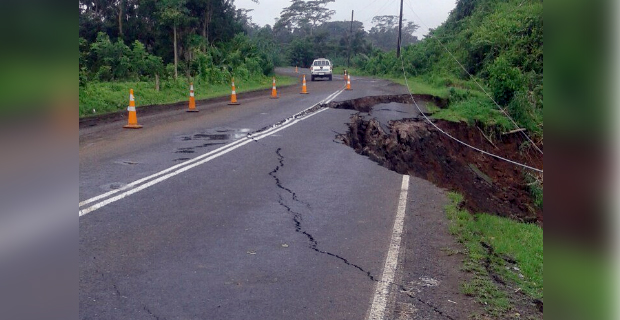 FRA working with NZ consultant to work out best solution for large slip near Kasavu/Baulevu Road Junction