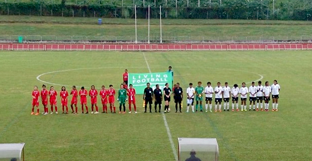 Fiji women's soccer team beats Singapore