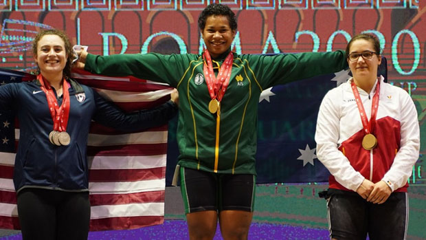 Cikamatana wins 3 gold medals for Australia at 2020 Roma World Cup