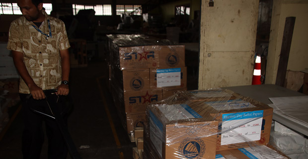 FEO has packed 2155 ballot boxes including pre poll boxes for 2018 general elections