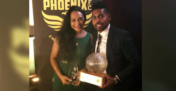 Krishna wins two awards at the Wellington Phoenix Awards Ceremony 