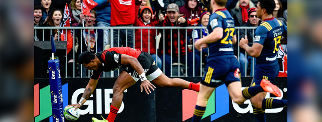 Hunt nails massive drop kick to help Crusaders defeat Highlanders 25-22