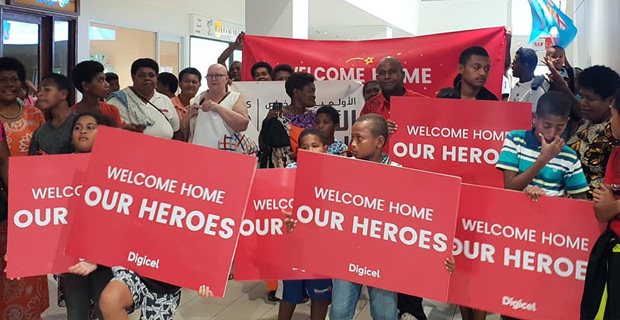 Digicel hosts special welcome for Fiji Special Olympics team to honour their achievements