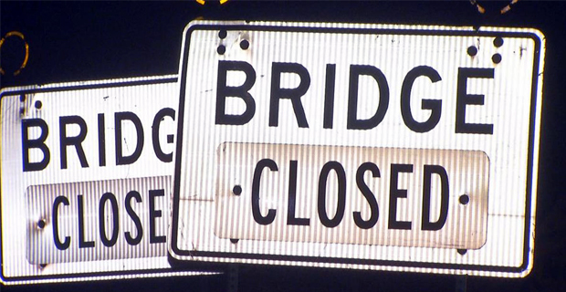 Waidra Bridge to be closed from 8pm to 6am Thursday and Friday due to maintenance works