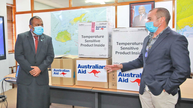 Australia provides further 50,000 vaccines