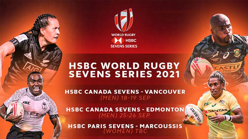 HSBC 2021 World Rugby 7s Series starts in September