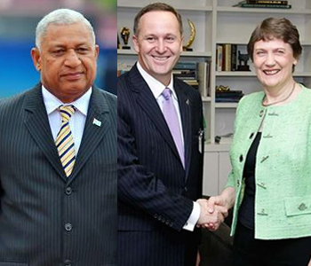 NZ PM expected to ask Bainimarama to forgive and support Clark