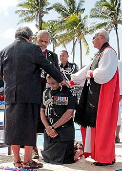 Qiliho officially welcomed into Fiji Police Force