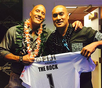 Dwayne â€œThe Rockâ€ Johnson may come to Fiji next year