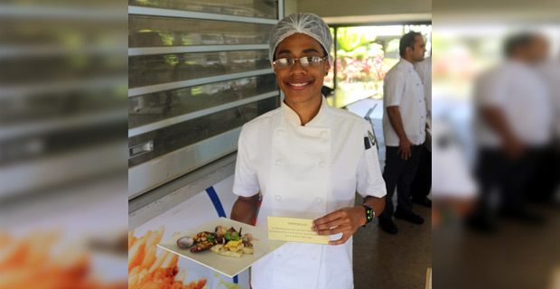 Banuve wins top student chef at cookery competition
