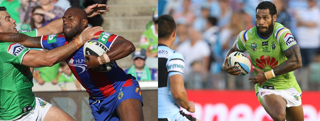 Waqa and Uate go head to head as Raiders take on Knights this Saturday