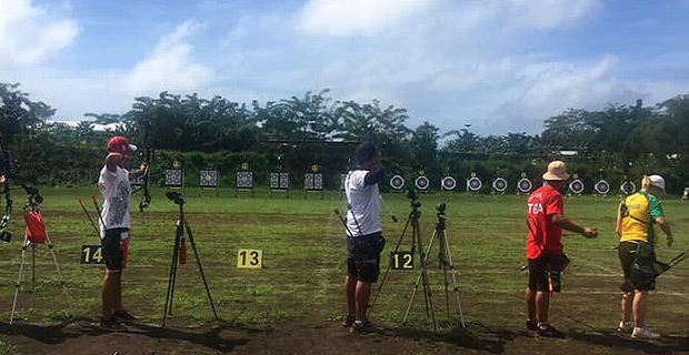 Robert Elder wins Team Fiji's 1st gold in the Men's Recurve Archery event