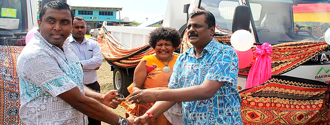 Rakiraki and Tavua town councils receive new garbage compactor trucks 