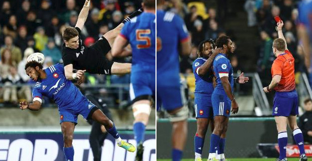 Red card given to France fullback cancelled by World Rugby judicial committee