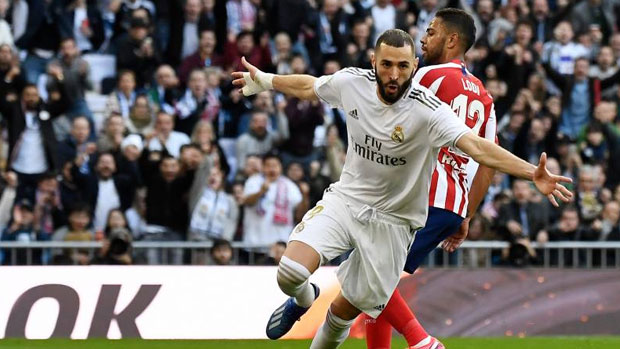 Benzema scores only goal as Real beats Atletico in the Madrid derby to go six points clear to top of La Liga