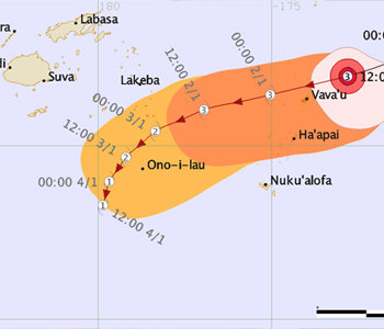 Cyclone alert remains in force for Lau Group
