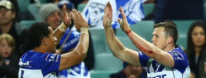 Bulldogs come from behind to beat Roosters