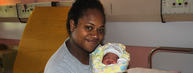 First baby on New Years Day